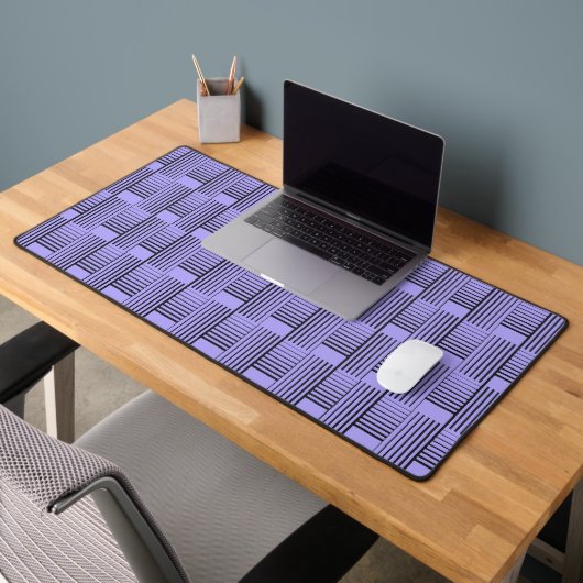 Tissage Abstrait sur violet (Bureau 2)