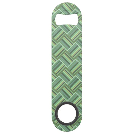 Tissage de bandes vert olive (Devant)