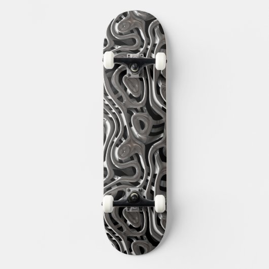 Tissage Métal 4 Options de Skateboard (Recto)