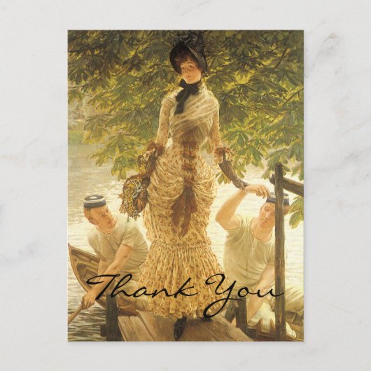 Tissot is op de Theems Briefkaart (Voorkant)