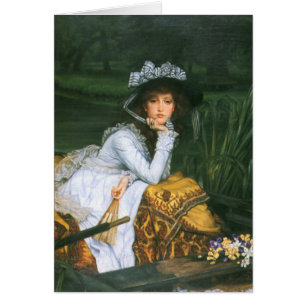 Tissot: Jonge dame in een boot