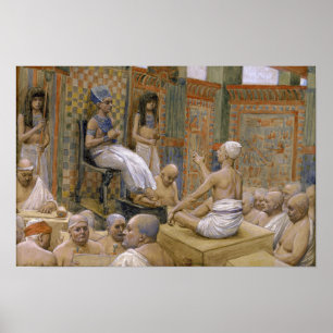 Tissot - Jozef interpreteert de droom van de farao Poster