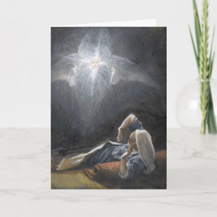 Tissot's "Het visioen van de heilige Jozef" Advent Feestdagen Kaart