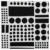 Tissu 100416 - Noir sur blanc (Échantillon)