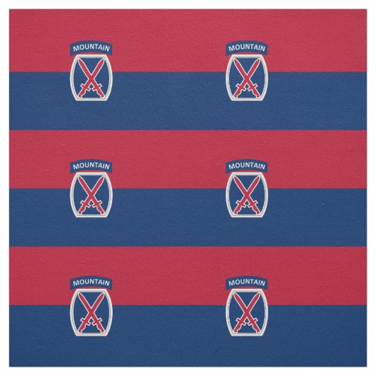 Tissu 10e division de montagne (Échantillon)