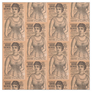 Tissu 1880s Ferris Common Sense Corsets et impression
