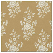 Tissu 1889 Floral, Ambre (Fermer)
