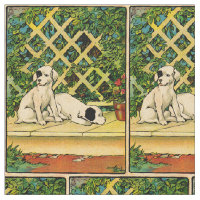 1914 deux chiens curieusement imprimés