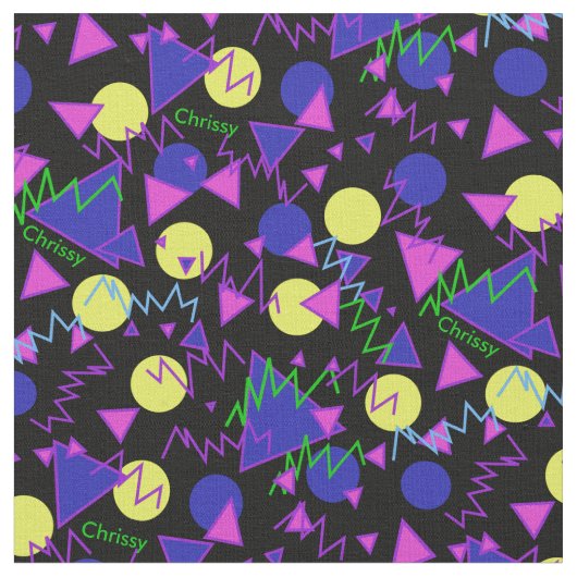 Tissu 1990 rétros tissus nommés faits sur commande (Fermer)