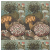 Tissu 19e century print sea anemones (Fermer)