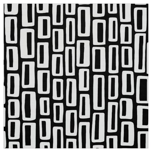 Tissu 200515 - Blanc sur le noir (Échantillon)