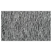 Tissu 200515 - Blanc sur le noir (Fat Quarter)