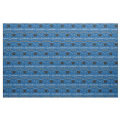 Tissu 2025 Graduation Blue Gold Custom School Monogramme (Fat Quarter)