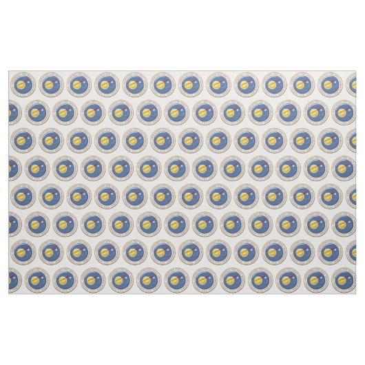 Tissu [220] Emblème de la NASA [3D] (Yard)