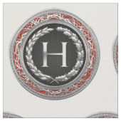 Tissu [220] Monogramme Vintage "H" Argent (Fermer)