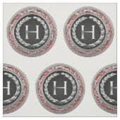 Tissu [220] Monogramme Vintage "H" Argent (Échantillon)
