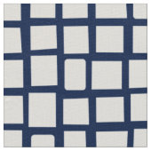 Tissu 270215 Rectangle irrégulier - Blanc sur bleu foncé (Détail)