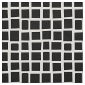 Tissu 270215 Rectangle irrégulier - Noir sur blanc (Échantillon)