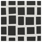 Tissu 270215 Rectangle irrégulier - Noir sur blanc (Détail)