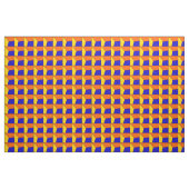 Tissu 3D Bleu Jaune Orangé Regarder (Yard)