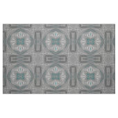 Tissu 3D ! Turquoise blanc gris argenté ~ (Fat Quarter)