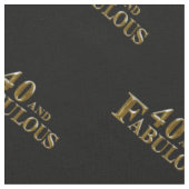 Tissu 40 ans et Fabuleux (Fermer)