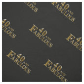 Tissu 40 ans et Fabuleux (Échantillon)