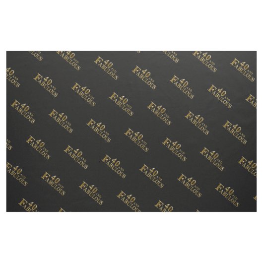 Tissu 40 ans et Fabuleux (Fat Quarter)