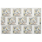 Tissu 49 poules de poulet (Fat Quarter)