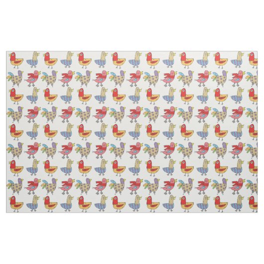 Tissu 4 Oiseaux amusants Thunder_Cove (Fat Quarter)