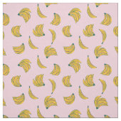 Tissu (4 pouces) illustrations de bananes Cool en arrièr (Échantillon)