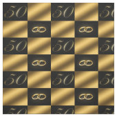 Tissu 50e anniversaire de mariage tissu! (Échantillon)