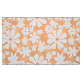 Tissu 60s retour fleurs sur sherbert orange (Fat Quarter)