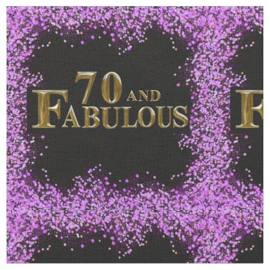 Tissu 70e anniversaire  (Fermer)