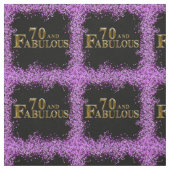 Tissu 70e anniversaire  (Échantillon)