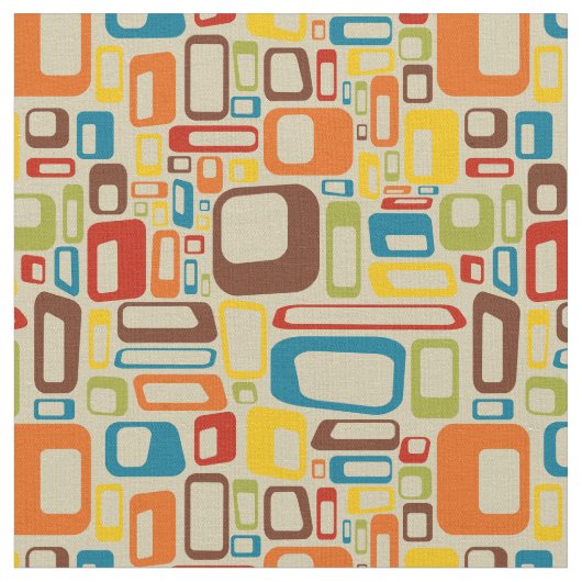 Tissu 70s mod squares fabric (Fermer)