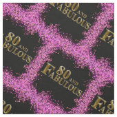 Tissu 80 ans et Fabuleux  (Échantillon)