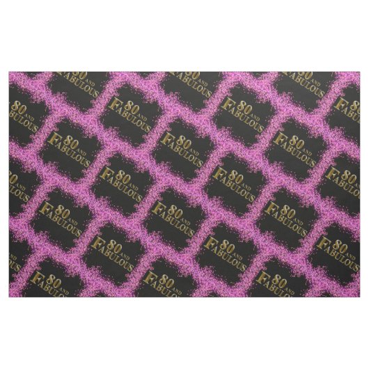 Tissu 80 ans et Fabuleux  (Fat Quarter)