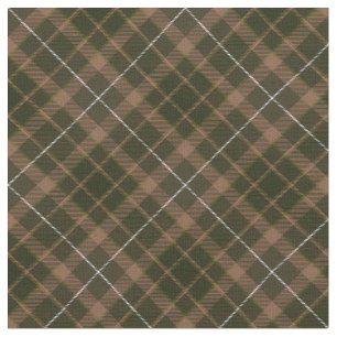 Tissu 90s Escapé Plaid Motif Brown Grunge Terrain foncé