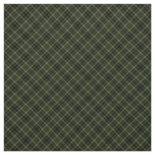 Tissu 90's Esplanté Grunge noir Khaki Motif vert