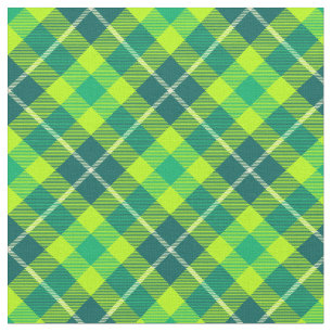 Tissu 90s incliné Plaid vert clair Motif Unisex