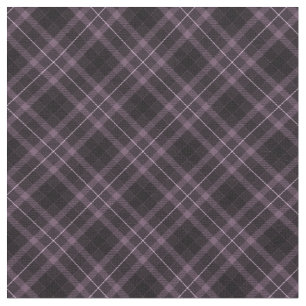 Tissu 90s Plaid Unisex Motif Grunge Purple Black Cool