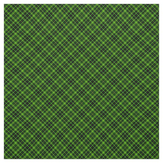Tissu 90s Sculpté Plaid Grunge Noir Vert Motif (Échantillon)
