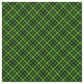 Tissu 90s Sculpté Plaid Grunge Noir Vert Motif (Détail)