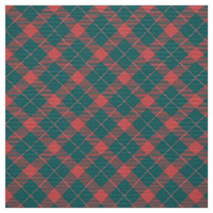 Tissu 90s Unisex Plaid Motif Abstrait Grunge Vert Rouge