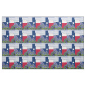 Tissu 9" de drapeau de forme du Texas de (Yard)