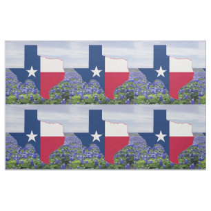 Tissu 9" de drapeau de forme du Texas de