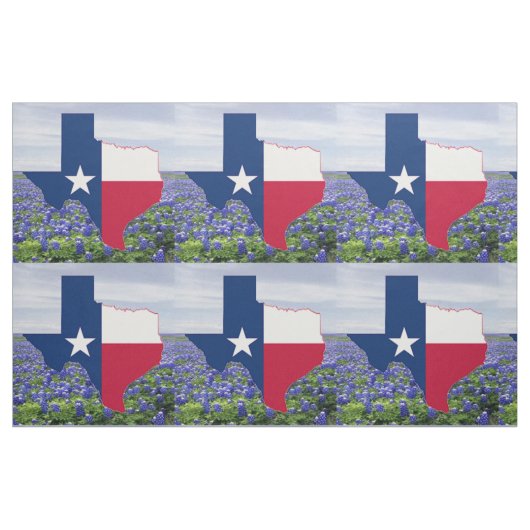 Tissu 9" de drapeau de forme du Texas de (Fat Quarter)
