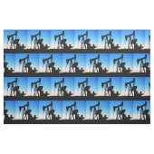 Tissu 9" d'impression de coucher du soleil de Jack (Yard)