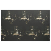 Tissu 9" d'impression de nuit d'installation de (Fat Quarter)